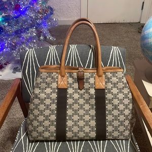 Vintage Celine Tote Bag  approximately 15”L x 6”W x 11”H